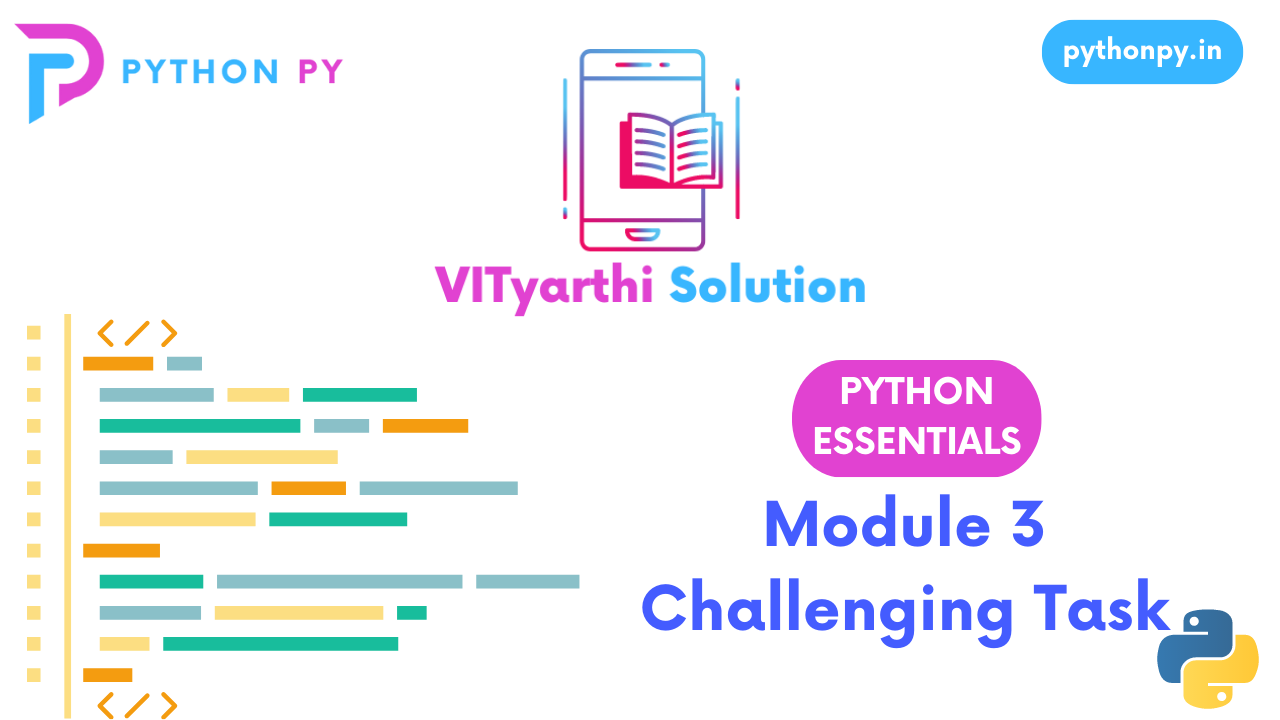 Python Essentials Module 3 Challenging Task