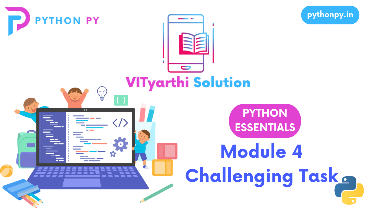 Python Essentials Module 4 Challenging Task