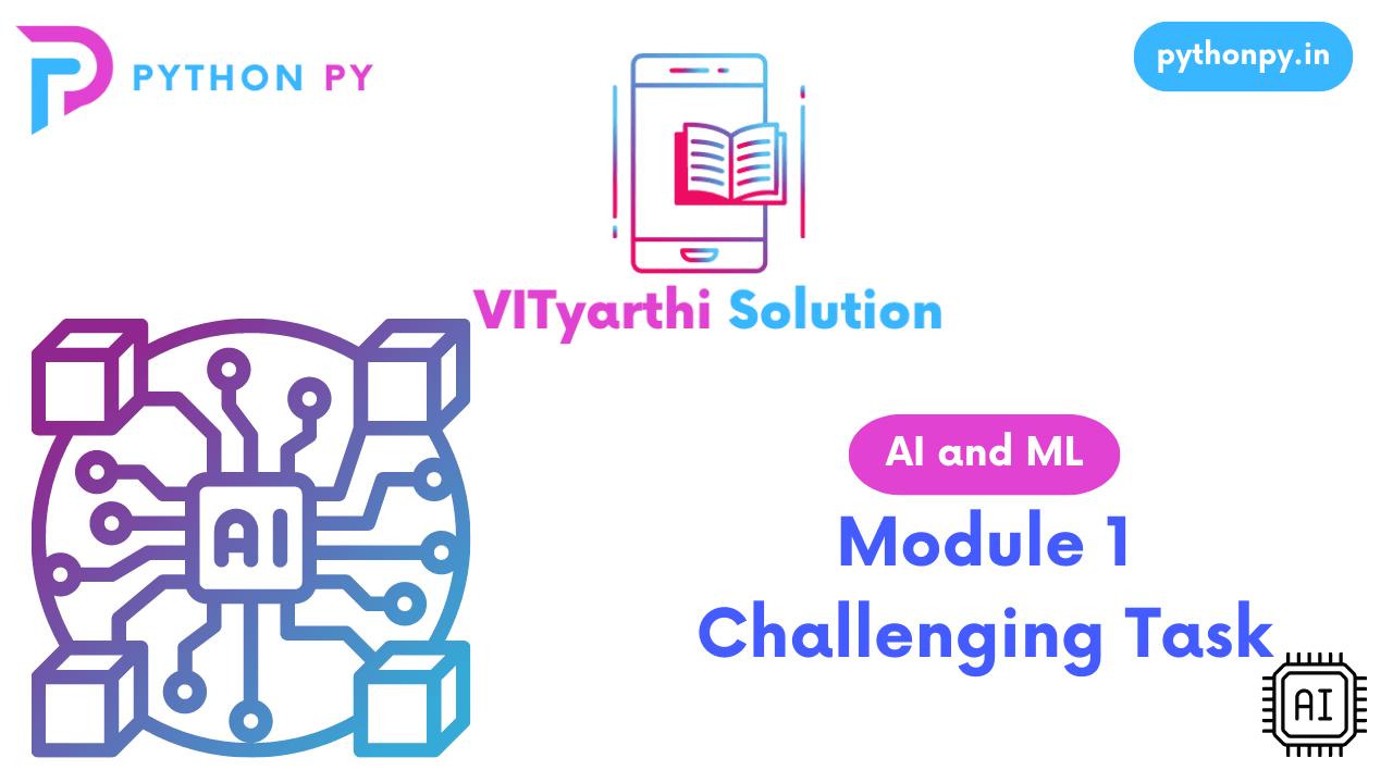 Fundamentals of AI and ML Module 1 Challenging Task